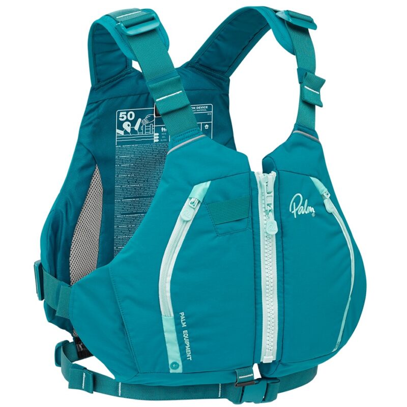 Palm Peyto Frauen Schwimmweste teal Vorderansich
