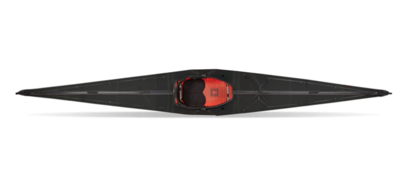 Oru Kayak Coast Black Edition Boot von oben